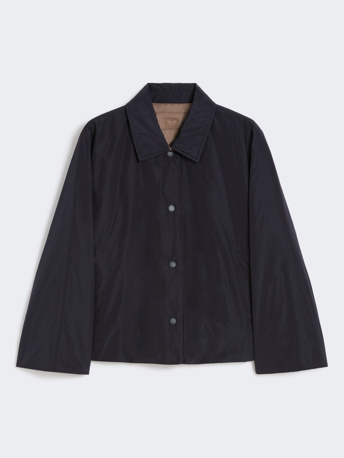 Reversible taffeta jacket - Navy