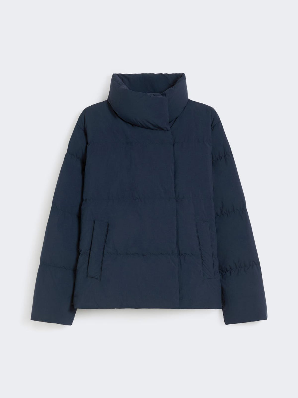 Short jacket in water-repellent fabric - Navy