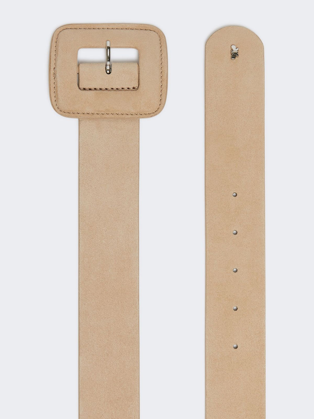 Suede belt - Mustard