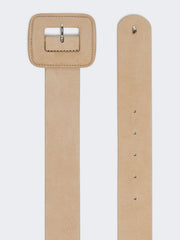 Suede belt - Mustard