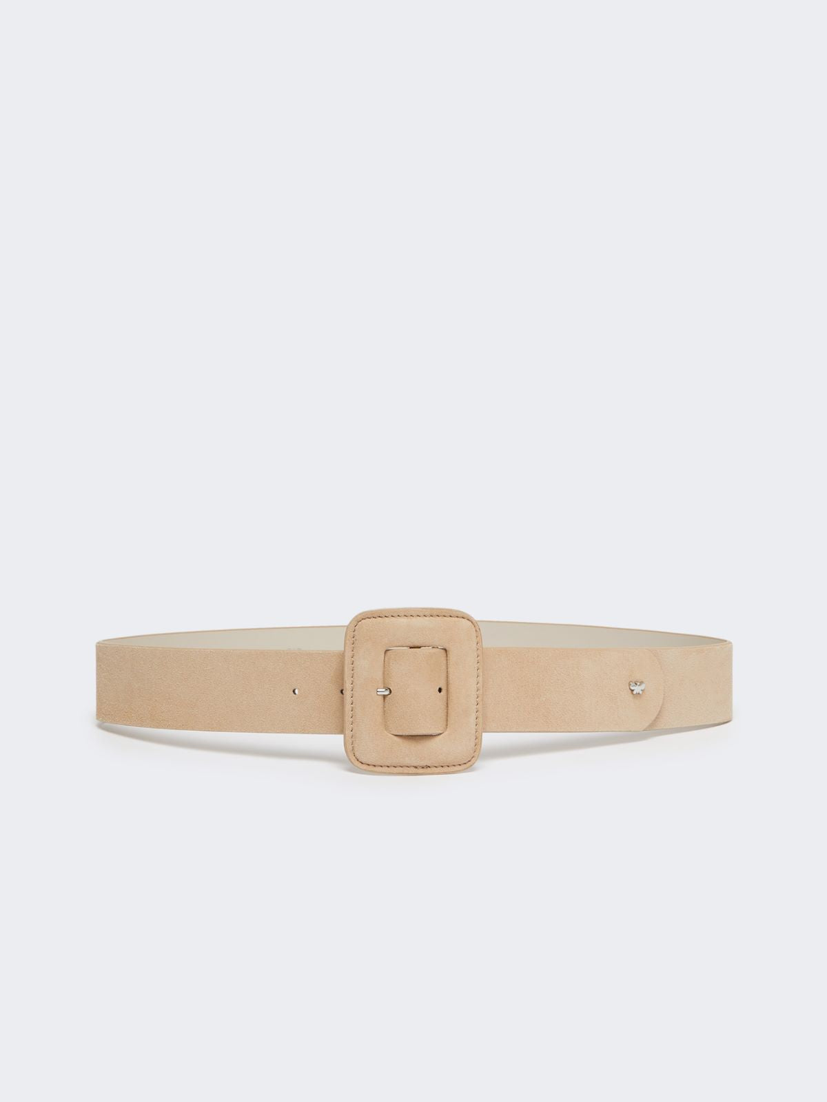Suede belt - Mustard