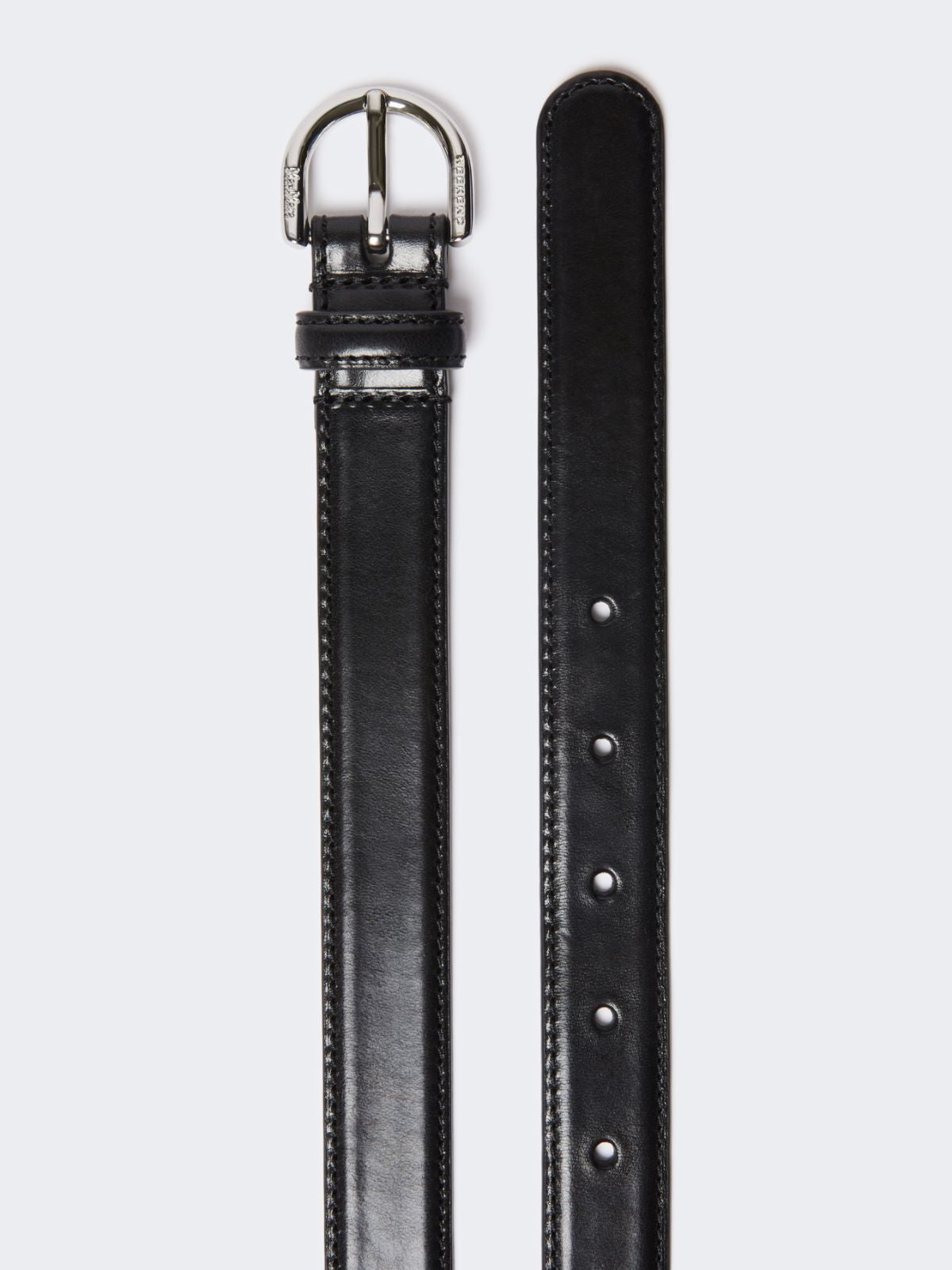 Leather belt - Black