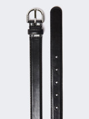 Leather belt - Black