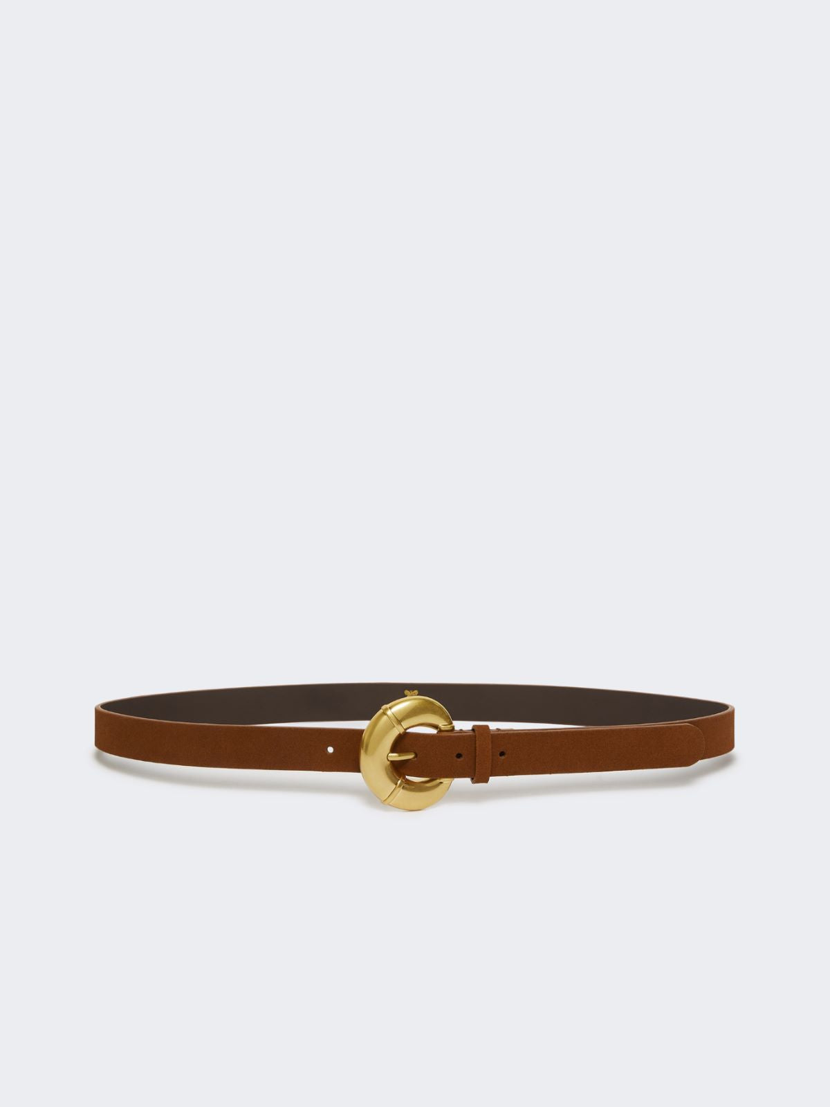 Calfskin belt - Tobacco