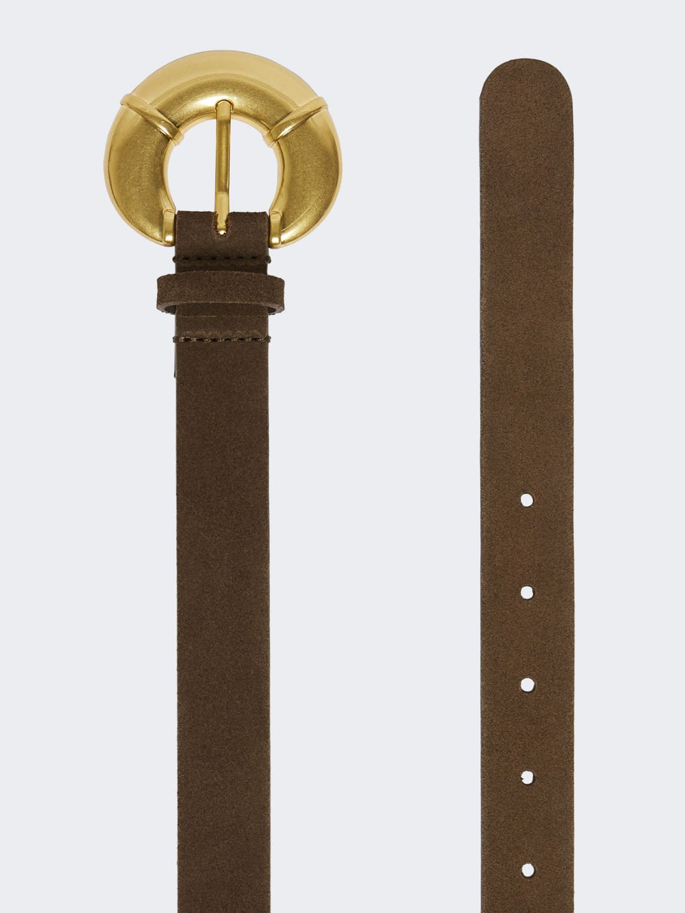 Calfskin belt - Dark brown