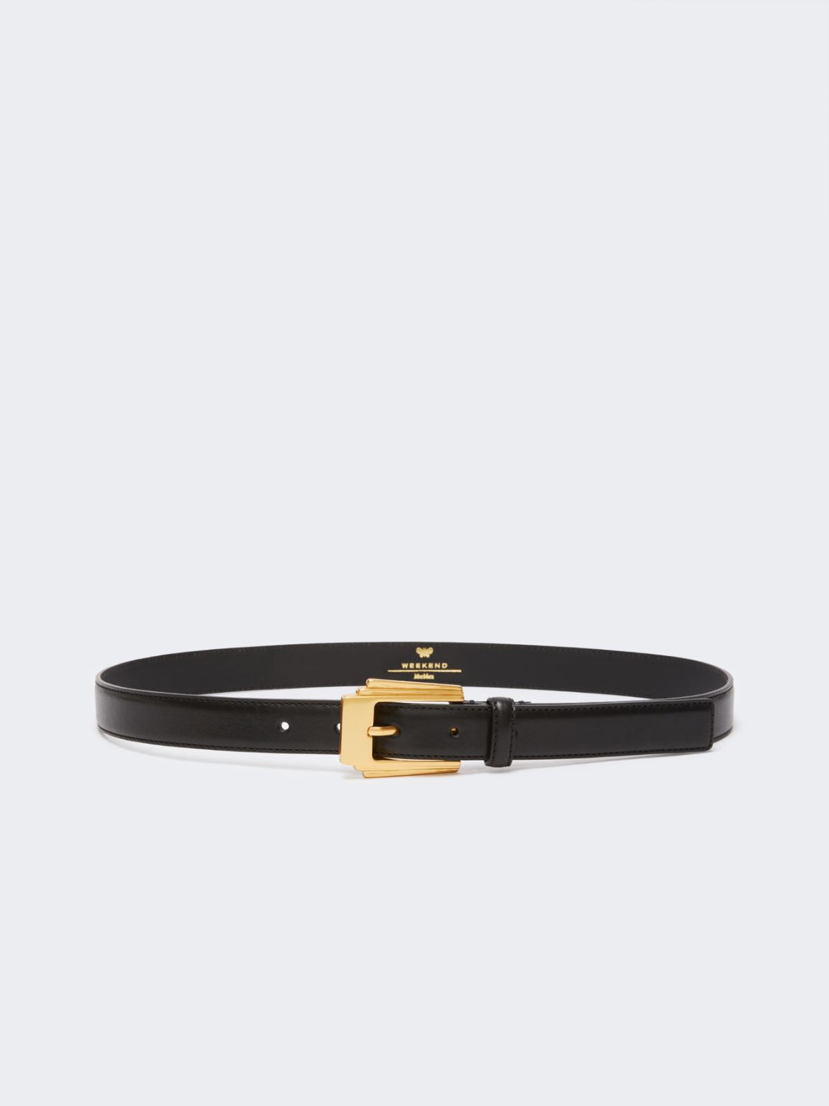Leather belt - Black