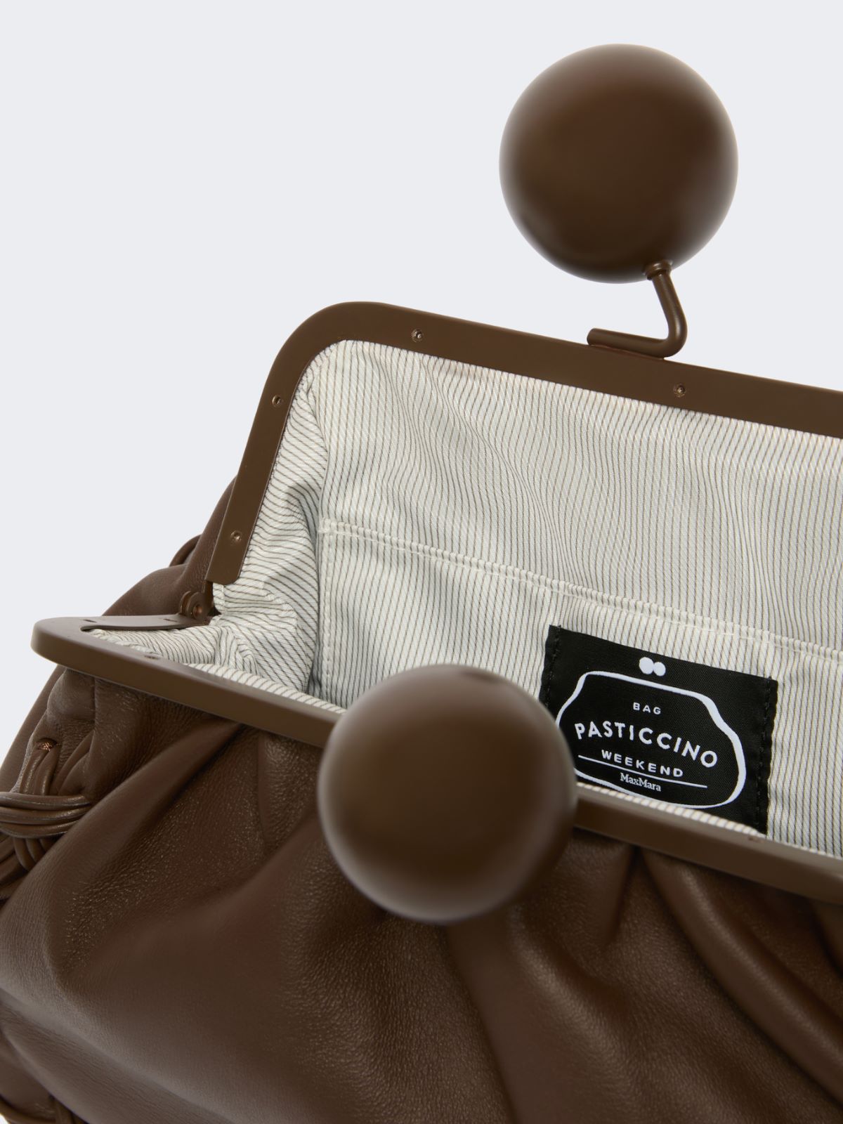 Medium Nappa leather Pasticcino Bag - Brown