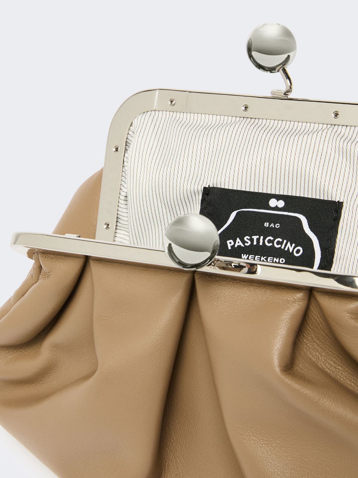 Small sheepskin Pasticcino Bag - Turtledove