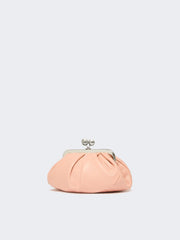 Small sheepskin Pasticcino Bag - Antique rose