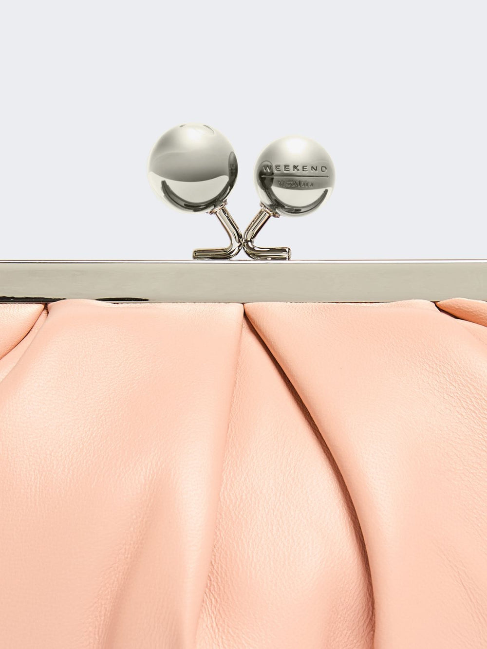 Small sheepskin Pasticcino Bag - Antique rose