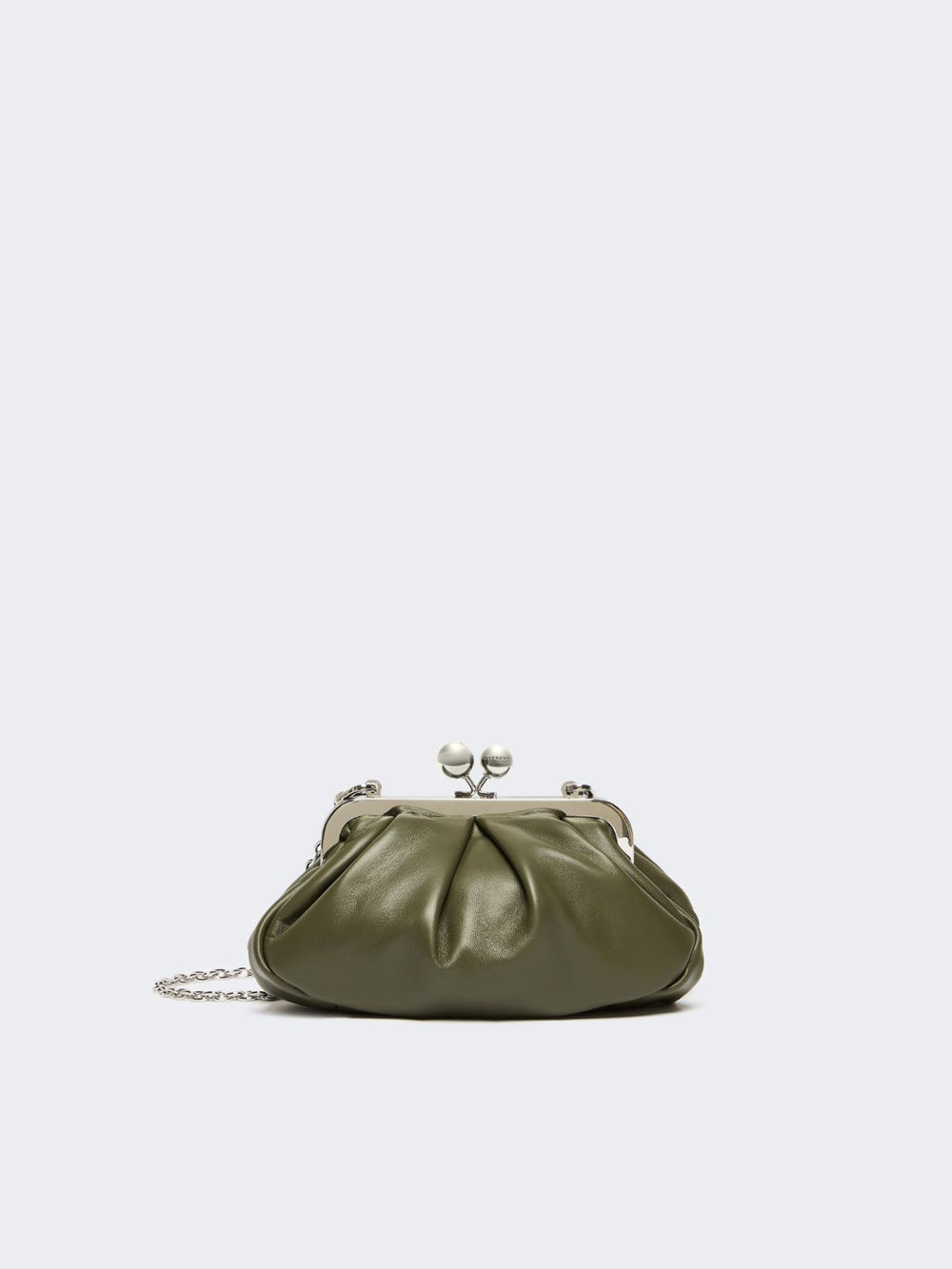 Small sheepskin Pasticcino Bag - Dark green