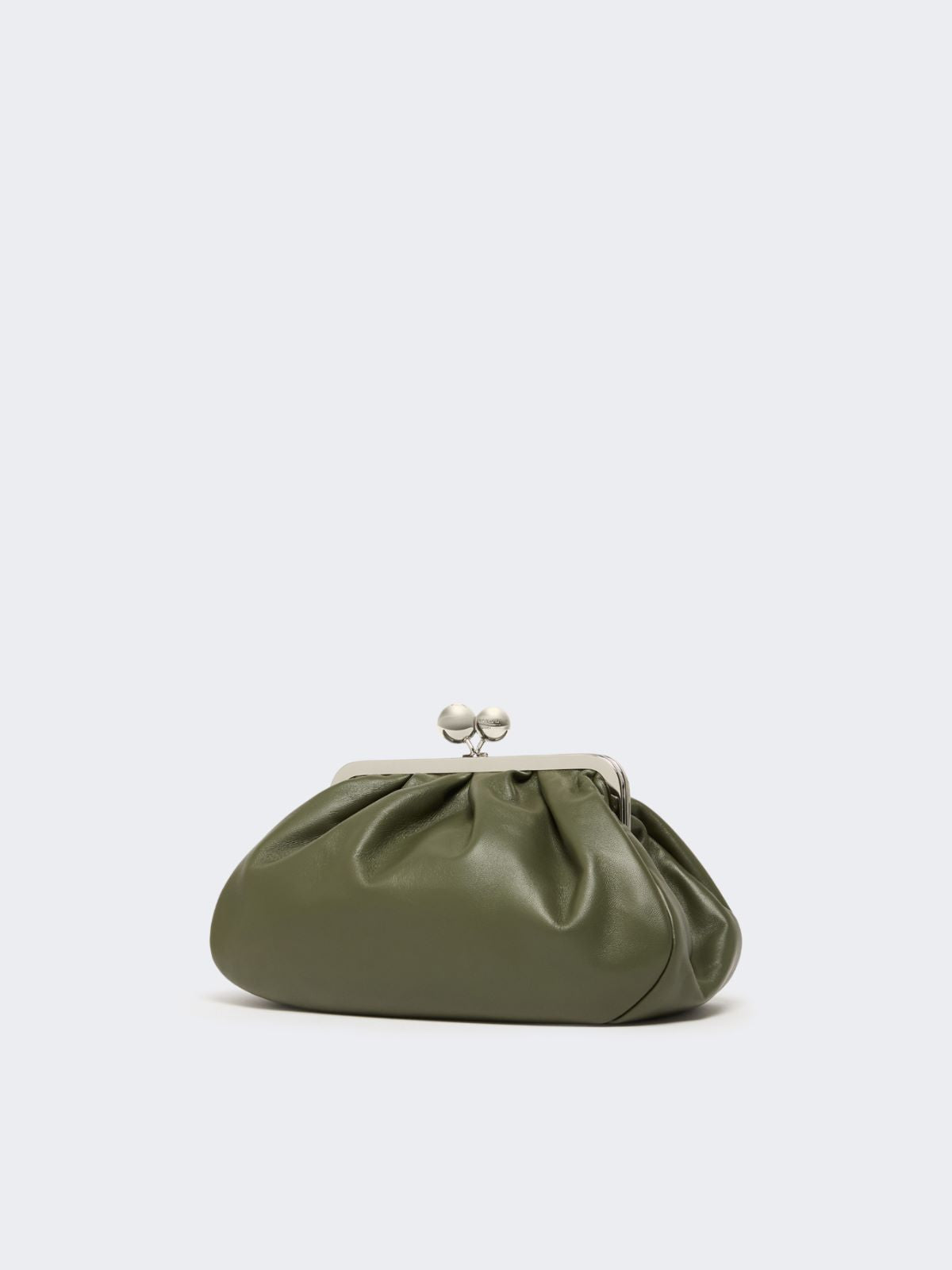 Medium sheepskin Pasticcino Bag - Dark green