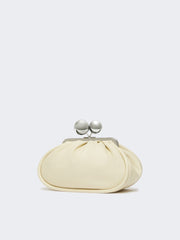 Medium Pasticcino Bag in glossy nappa leather - Ivory