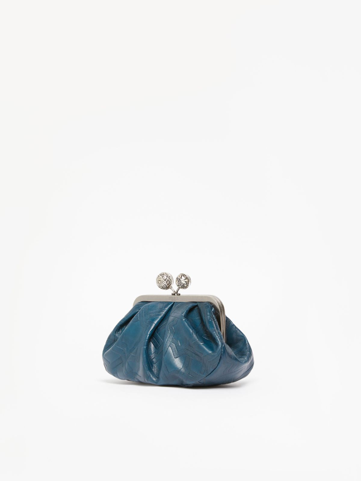 Small smooth leather Pasticcino Bag - Ultramarine