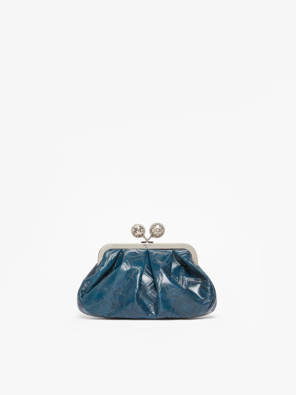 Small smooth leather Pasticcino Bag - Ultramarine