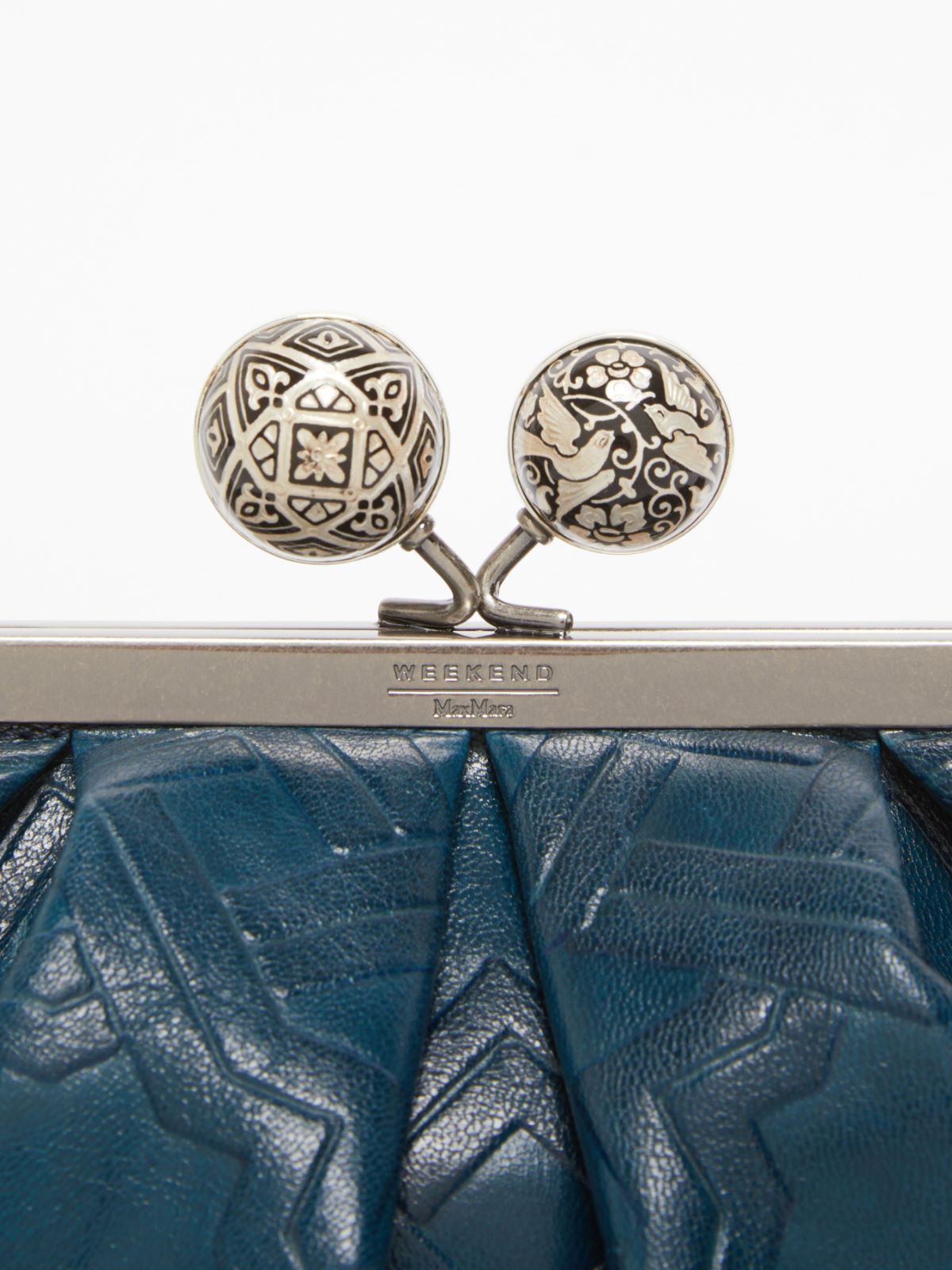 Small smooth leather Pasticcino Bag - Ultramarine