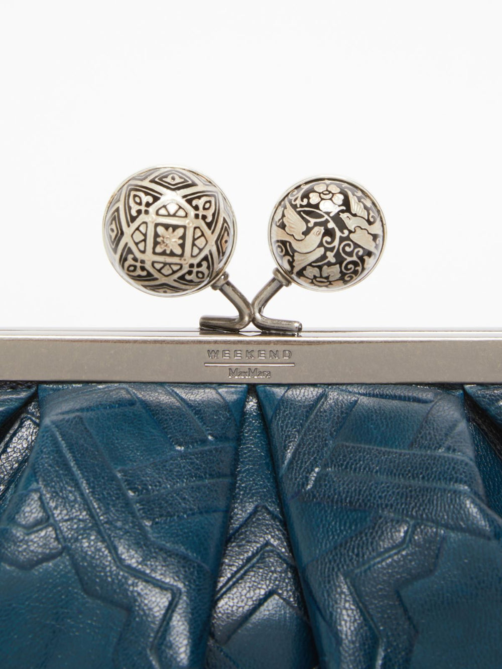 Small smooth leather Pasticcino Bag - Ultramarine