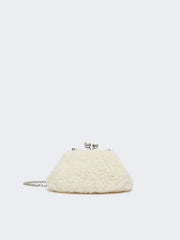Small Pasticcino Bag with a soft texture - Ivory
