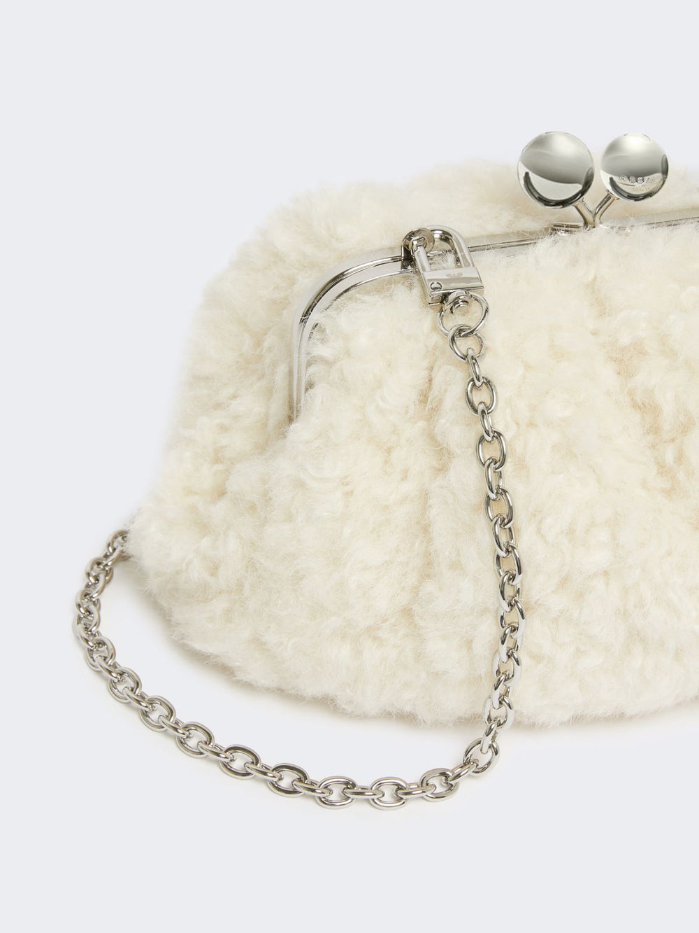 Small Pasticcino Bag with a soft texture - Ivory