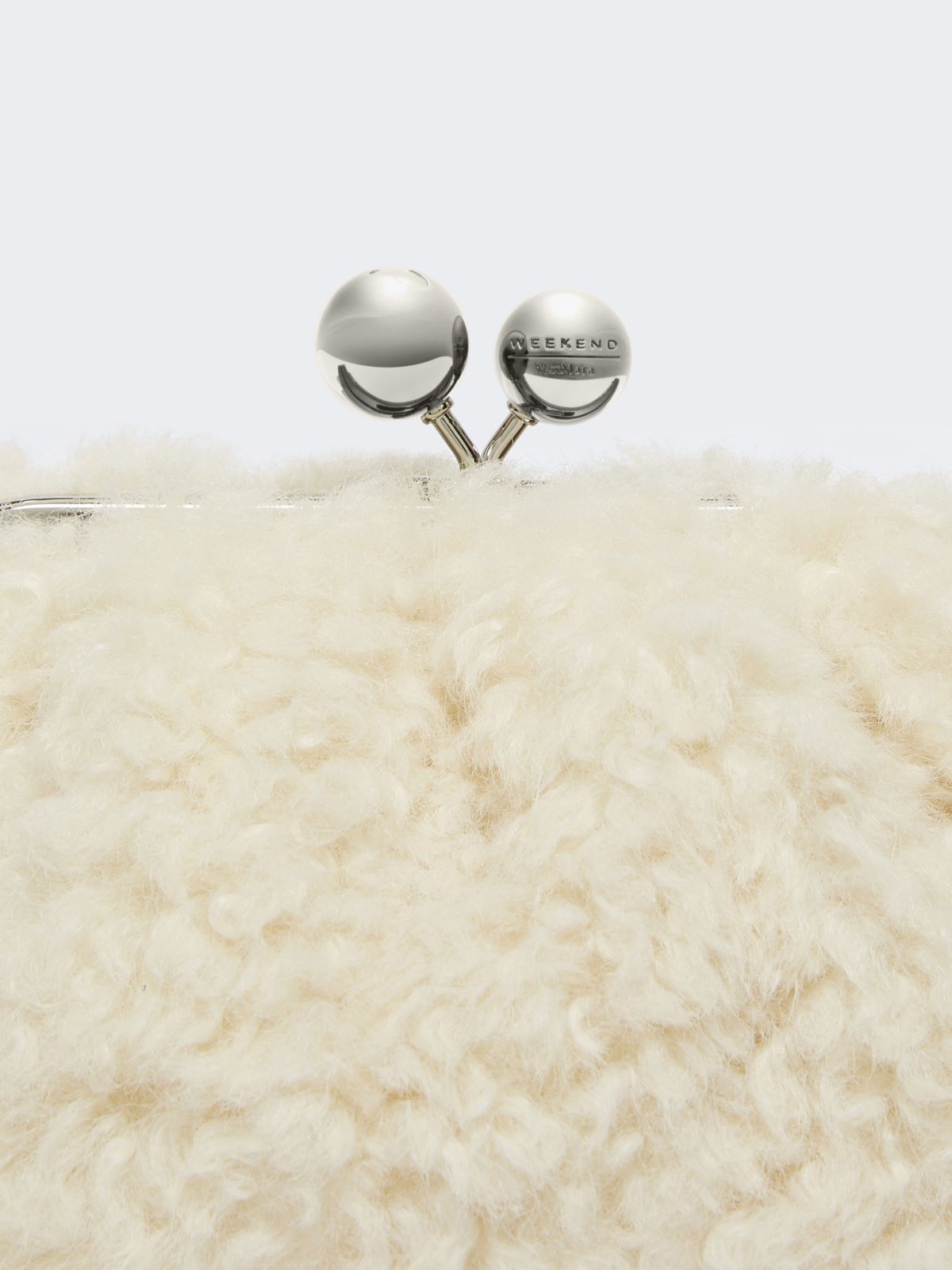 Small Pasticcino Bag with a soft texture - Ivory