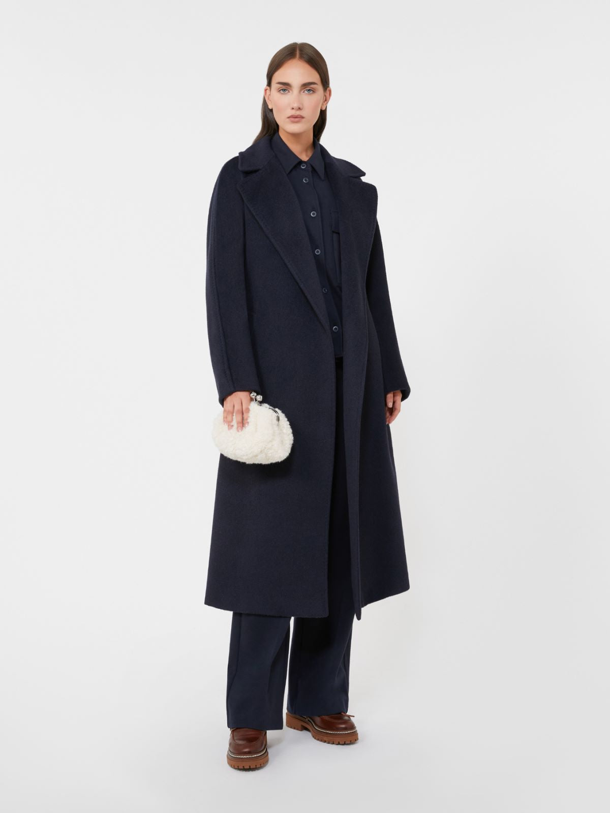 Small Pasticcino Bag with a soft texture - Ivory