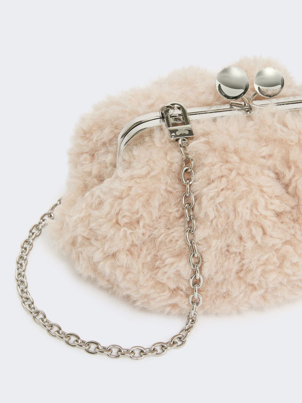 Small Pasticcino Bag with a soft texture - Pink