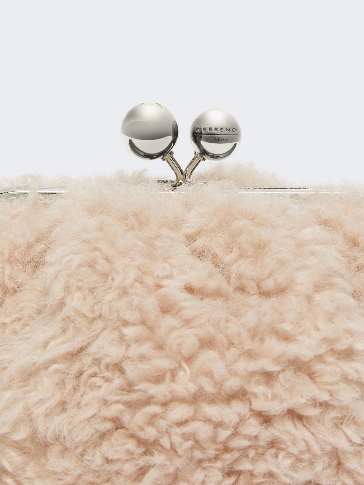 Small Pasticcino Bag with a soft texture - Pink