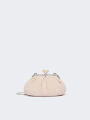 Small suede Pasticcino Bag - Powder
