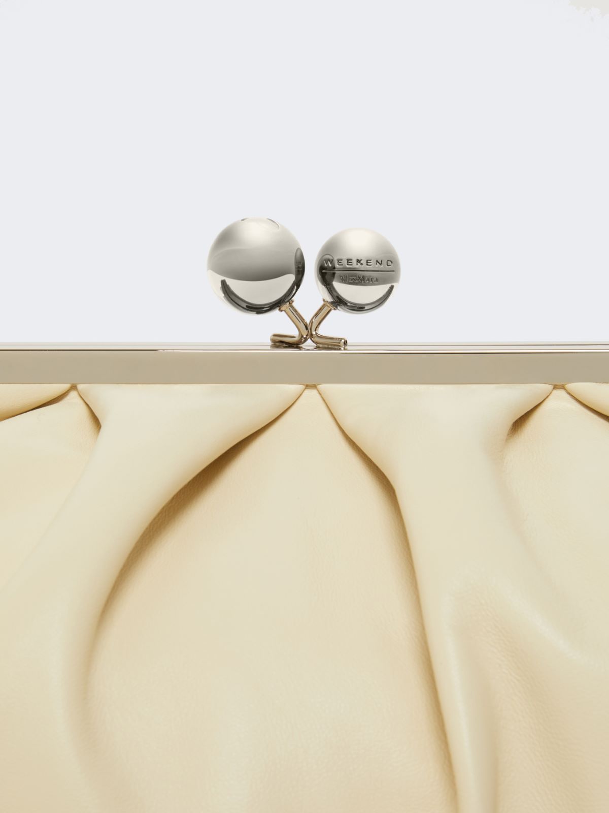 Large sheepskin Pasticcino Bag - Ivory