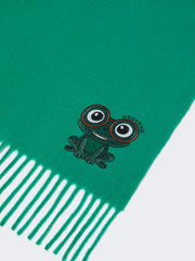 Wool and cashmere stole - Emerald