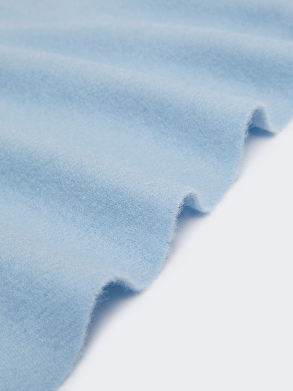 Wool and cashmere stole - Light blue