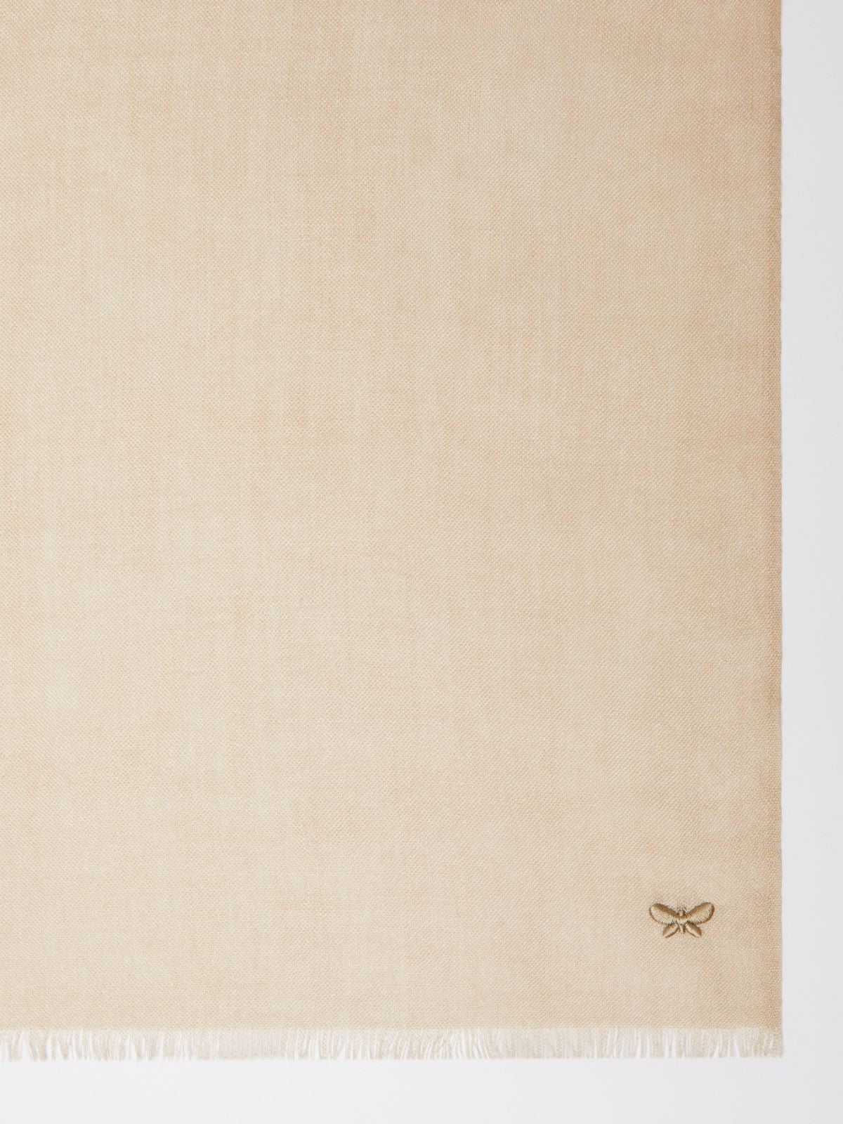 Cashmere and silk stole - Beige