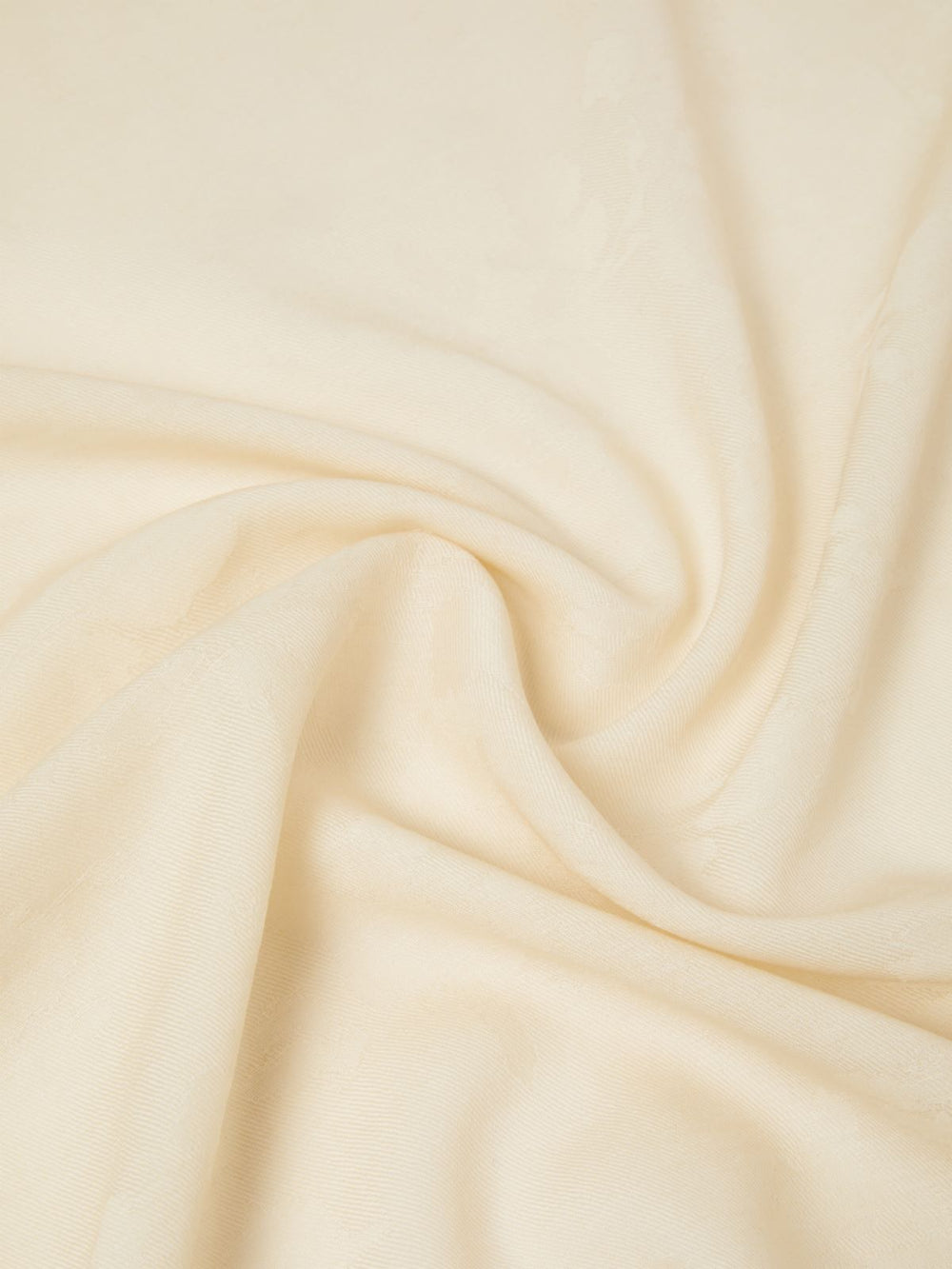 Jacquard wool stole - Ivory