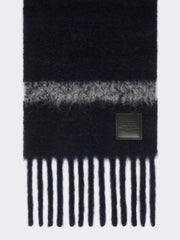 Alpaca-blend scarf - Midnightblue