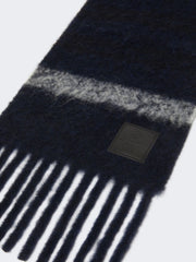 Alpaca-blend scarf - Midnightblue