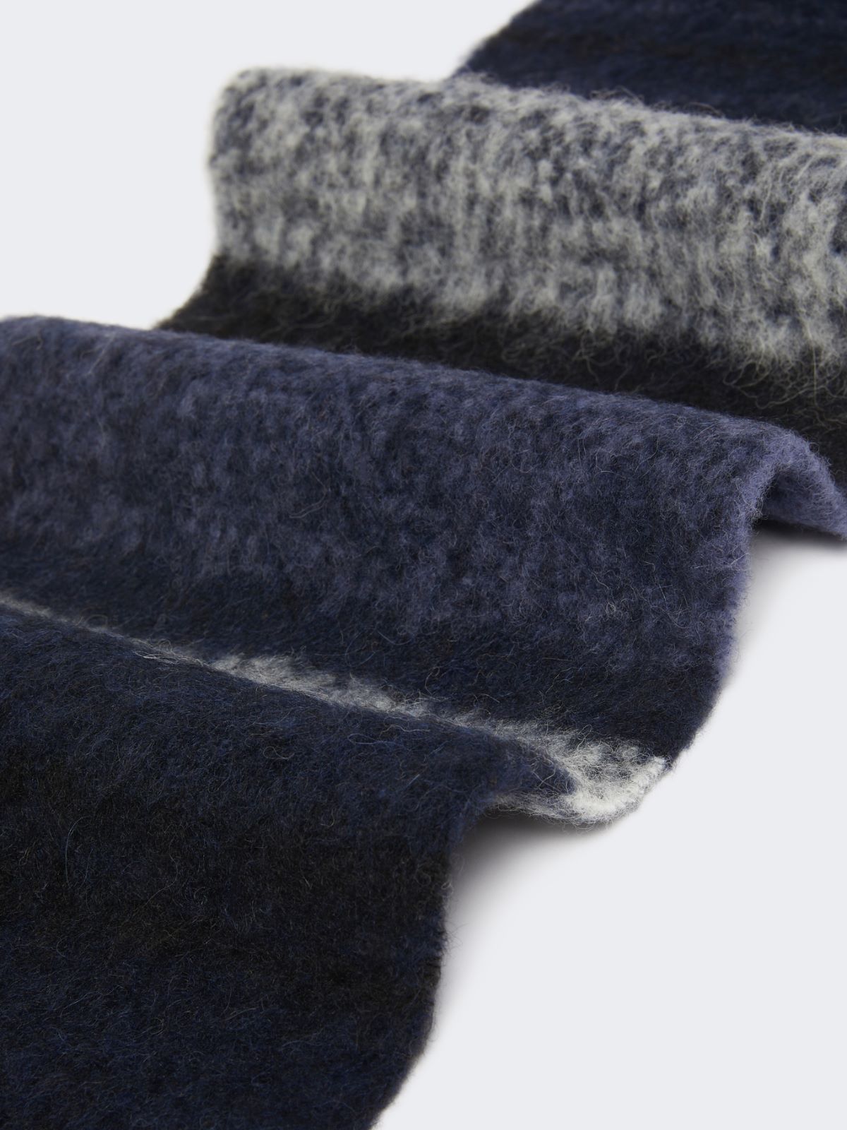 Alpaca-blend scarf - Midnightblue