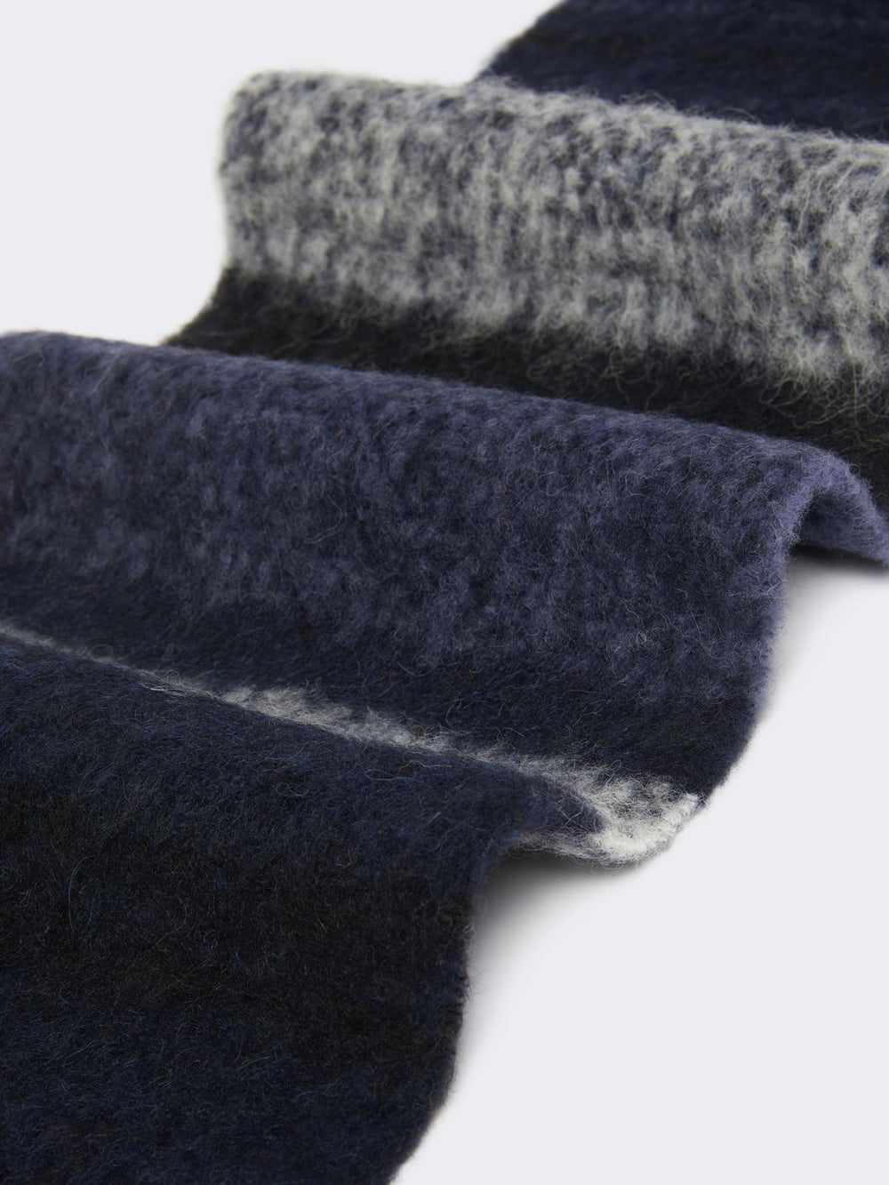 Alpaca-blend scarf - Midnightblue