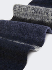 Alpaca-blend scarf - Midnightblue