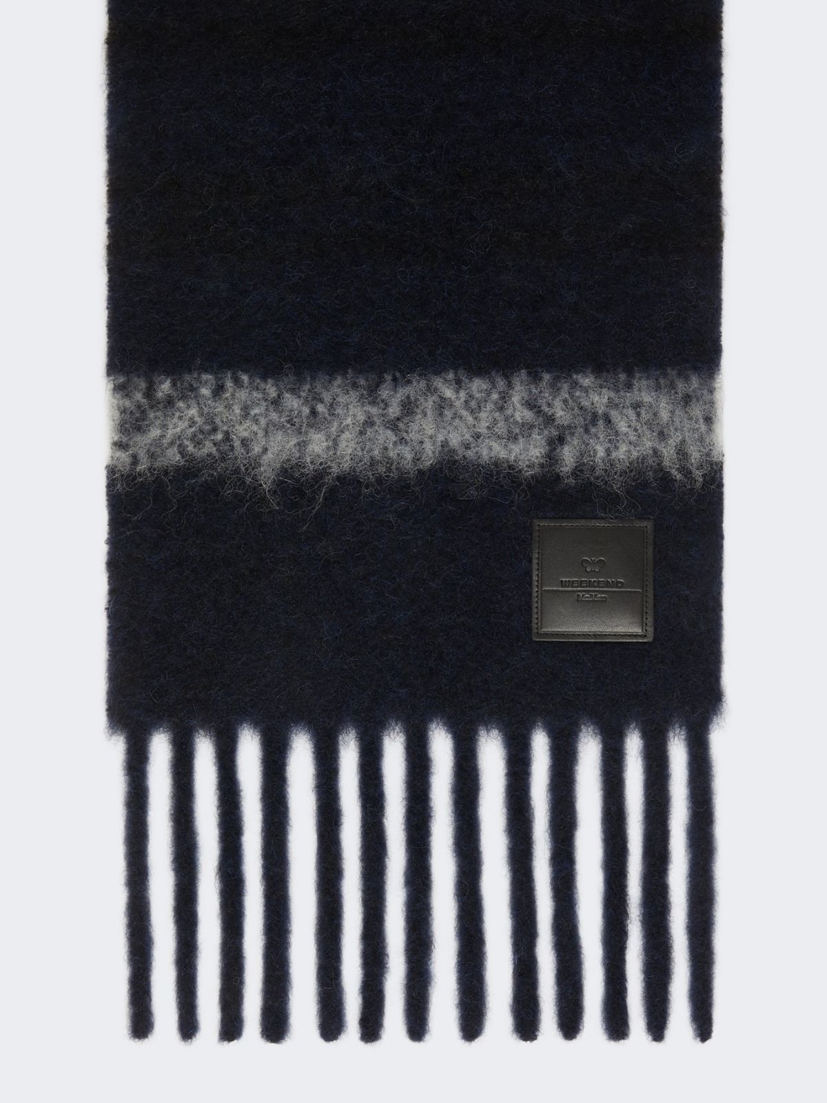 Alpaca-blend scarf - Midnightblue