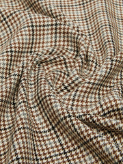 Patterned wool stole - Ivory