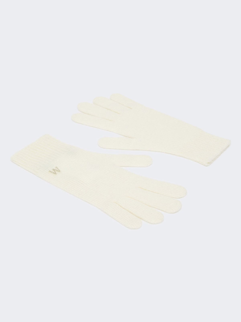 Cashmere gloves - Optical white