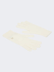 Cashmere gloves - Optical white