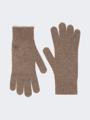 Cashmere gloves - Brown