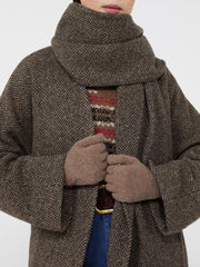 Cashmere gloves - Brown