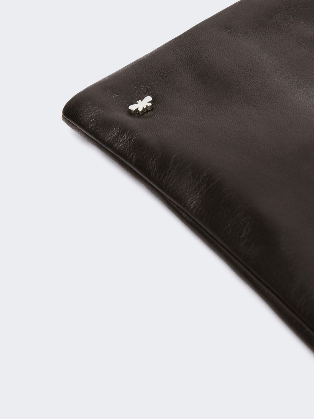 Medium-length nappa leather gloves - Black