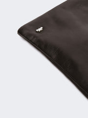 Medium-length nappa leather gloves - Black