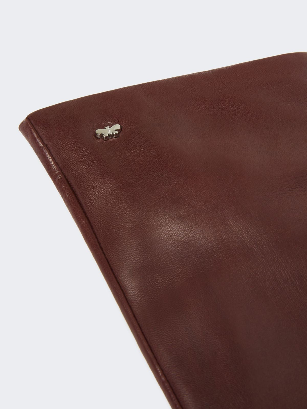 Medium-length nappa leather gloves - Bordeaux