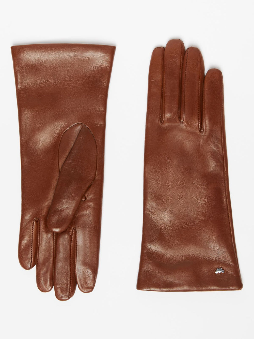 Nappa leather gloves - Tobacco