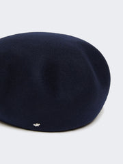 Wool beret - Navy