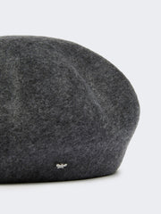 Wool beret - Light grey